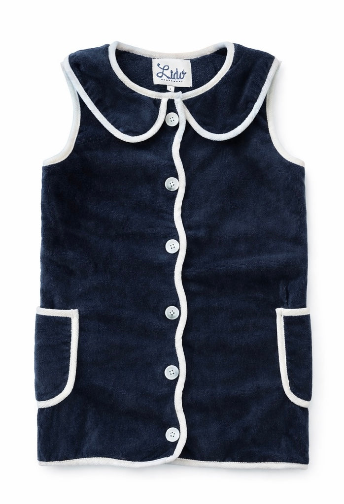 Newport Navy Terry Dress Lido Beachwear Newport Navy Terry Dress Lido Beachwear