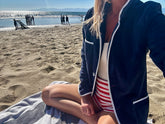 Women's Newport Navy Terry Blazer