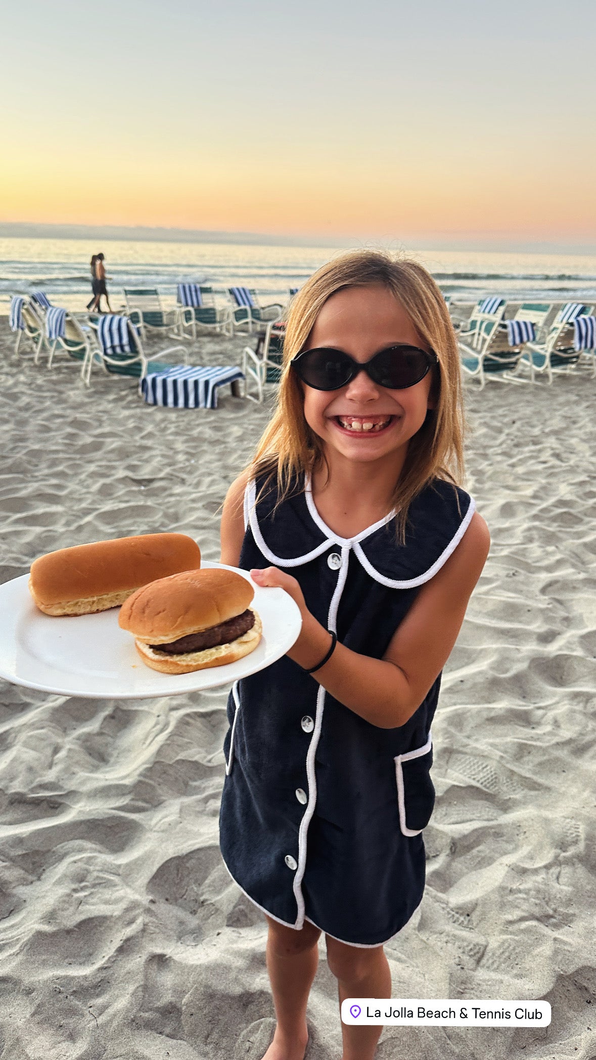 Newport Navy Terry Dress