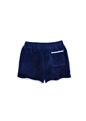 Girls' Newport Navy Scalloped Shorts