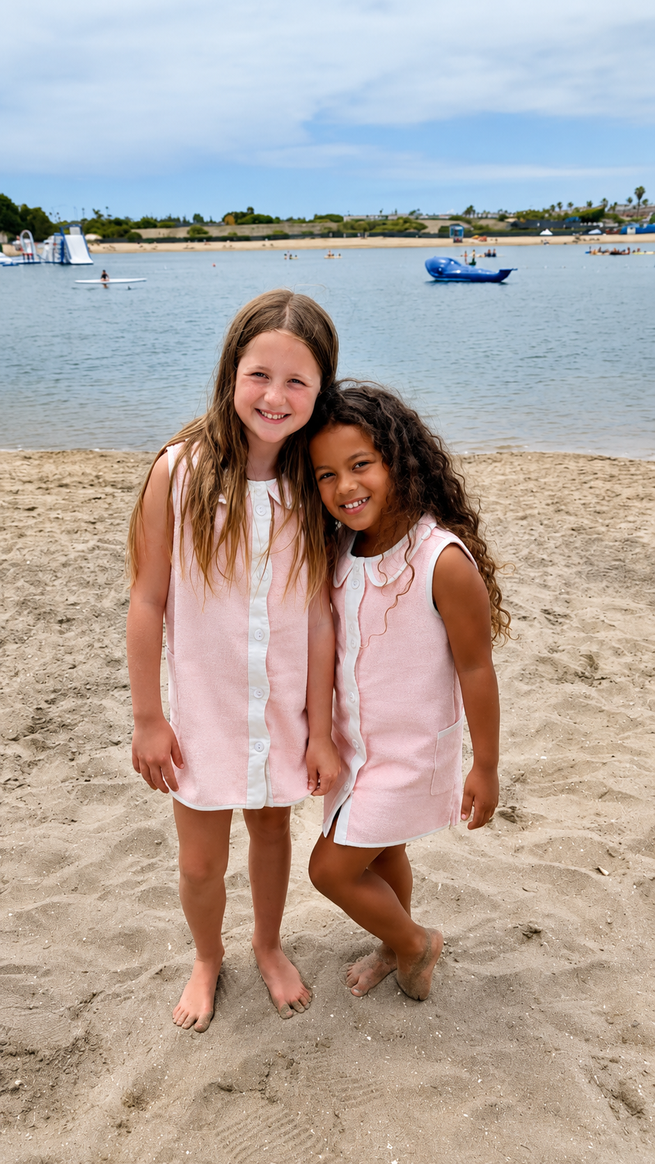 Catalina Pink Terry Dress