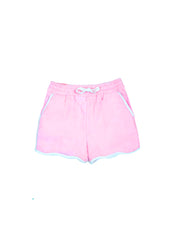 Girl's Catalina Pink Scalloped shorts