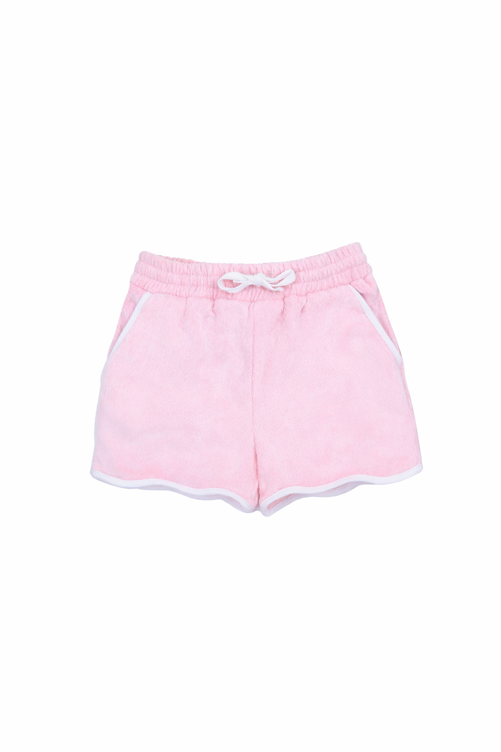 Girl's Catalina Pink Scalloped shorts